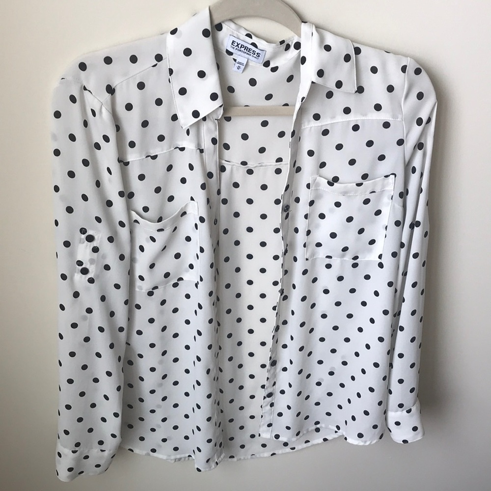 Polka dot long sleeve